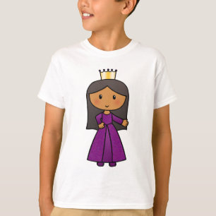 Camiseta Princesa bonito do clipart dos desenhos animados