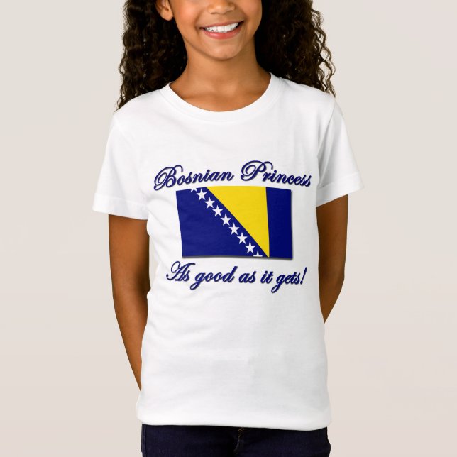 Camiseta Princesa bosniana, boa como (Frente)