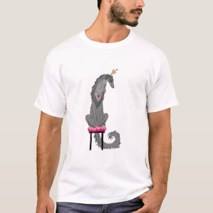 Camiseta Princesa Cinza do Borzoi