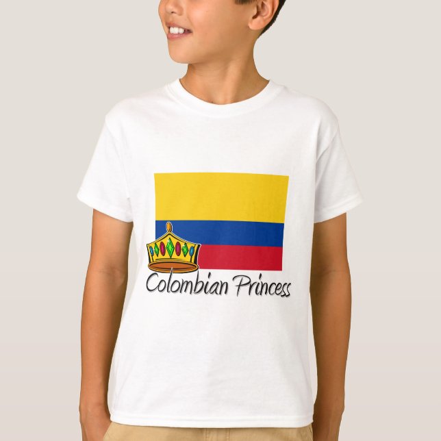 Camiseta Princesa colombiana (Frente)