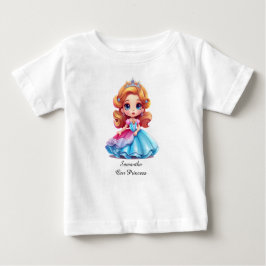 Camiseta princesa com texto editável