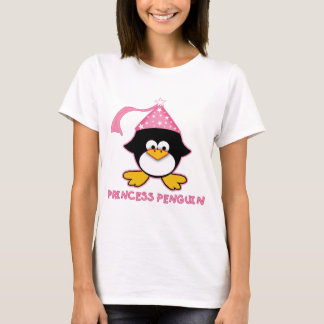 Camiseta Princesa cor-de-rosa Pinguim
