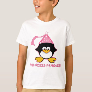 Camiseta Princesa cor-de-rosa Pinguim
