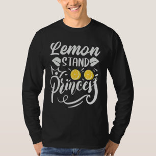 Camiseta Princesa da barraca de limão Verão de limonada F