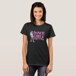 Camiseta Princesa da equipe da dança da broca