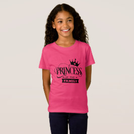 Camiseta Princesa Da Família