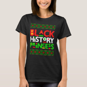 Camiseta princesa da história negra magia menina negra pele
