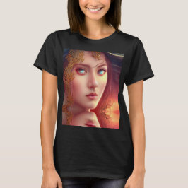 Camiseta Princesa das Mulheres da Fantasia