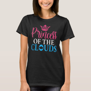 Camiseta Princesa Das Nuvens Meteorologia Do Batimento Mete