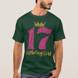 Camiseta Princesa de Aniversário 17 Anos Aniversário de 1