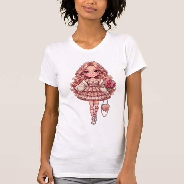 Camiseta princesa de copas dall (Frente)