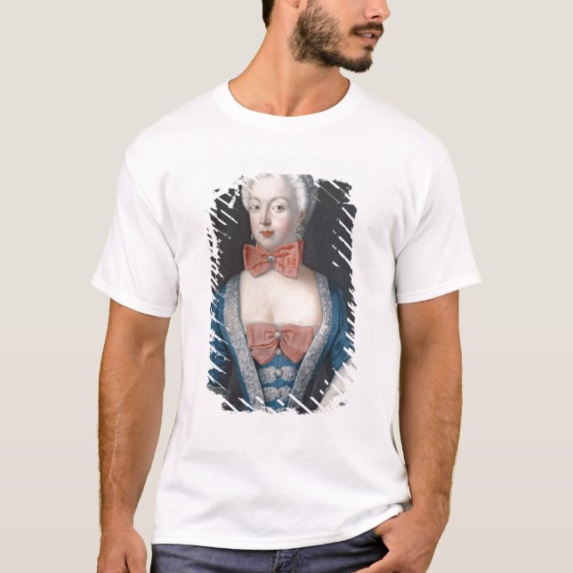 Camiseta Princesa de coroa Elisabeth Christine von Preussen (Frente)