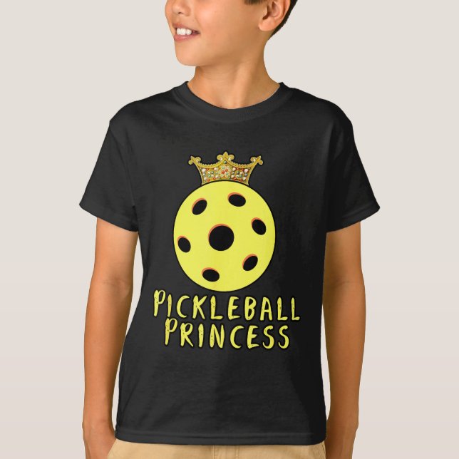 Camiseta princesa de pickleball fofa pickle ball  (Frente)