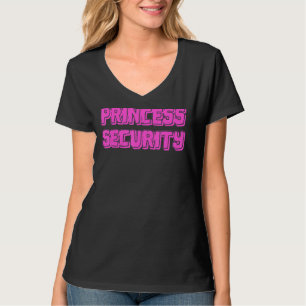 Camiseta Princesa Dia de as Bruxas engraçado de Segurança F
