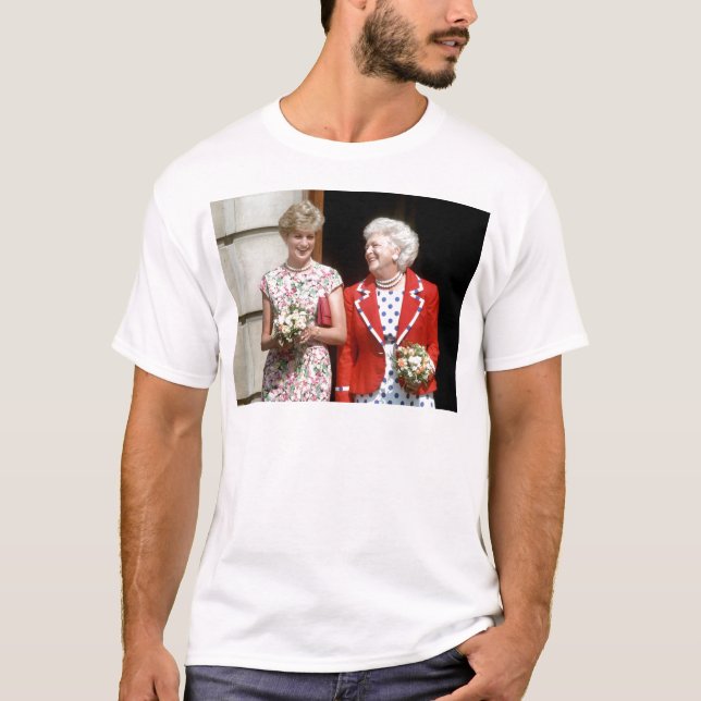 Camiseta Princesa Diana-Barbara Bush (Frente)
