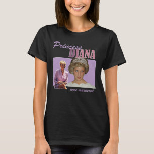 Camiseta Princesa Diana foi assassinada