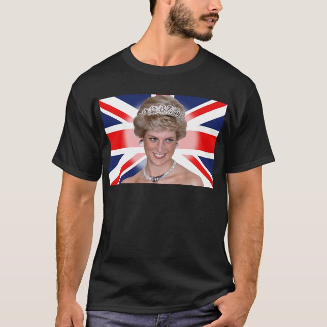Camiseta Princesa Diana Union Jack (Frente)