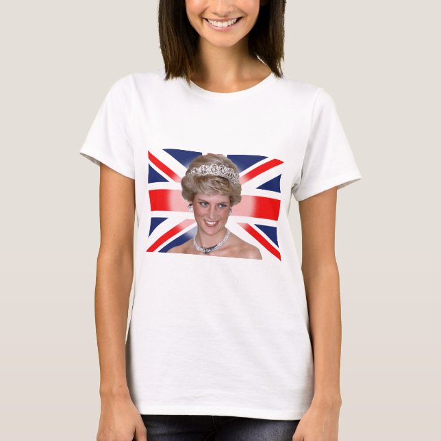 Camiseta Princesa Diana Union Jack (Frente)