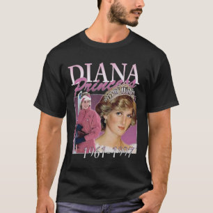 Camiseta Princesa Diana Vintage 90s Clássica T-Shirt