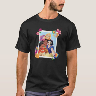 Camiseta Princesa Disney Rapunzel Moana Branca de Neve Pola