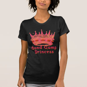 Camiseta Princesa do acampamento da banda