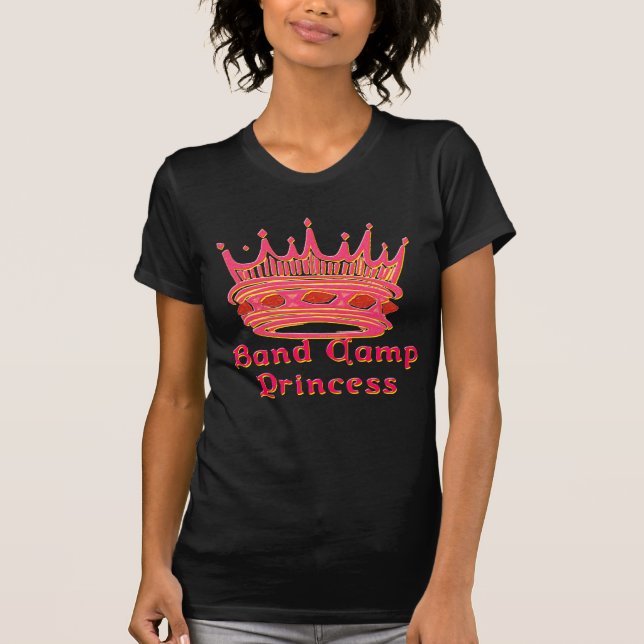Camiseta Princesa do acampamento da banda (Frente)