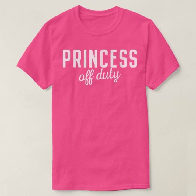 Camiseta Princesa do Dever Civilian Princess Costume Disgui (Frente do Design)