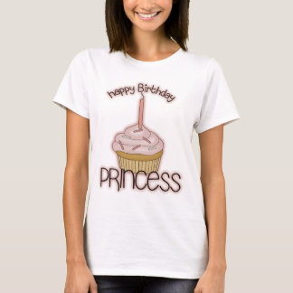 Camiseta Princesa do feliz aniversario