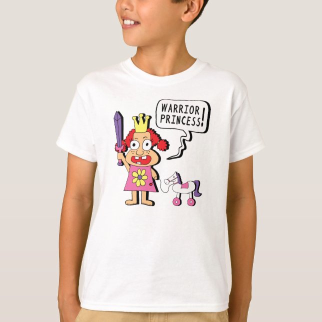 Camiseta Princesa do guerreiro (Frente)