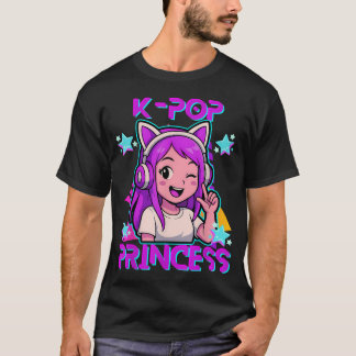 Camiseta Princesa do K-Pop Garotas K Pop