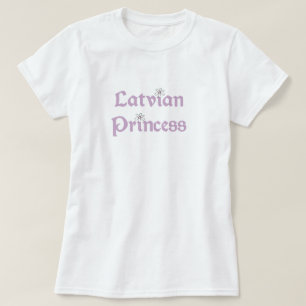 Camiseta Princesa do Latvian das margaridas