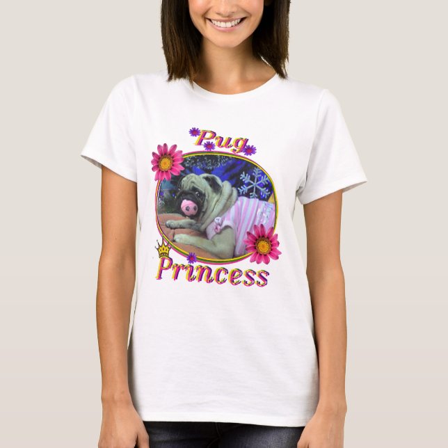 Camiseta Princesa do Pug (Frente)