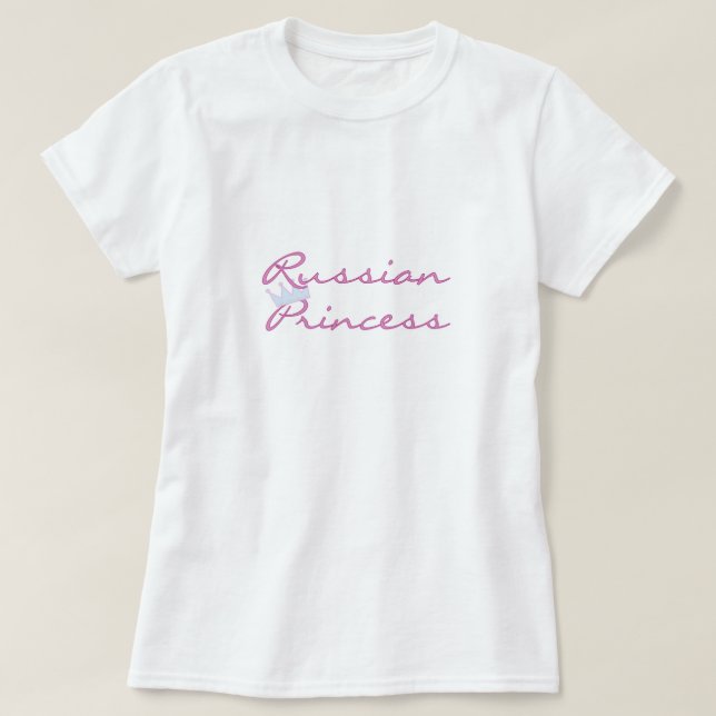 Camiseta Princesa do russo (Frente do Design)