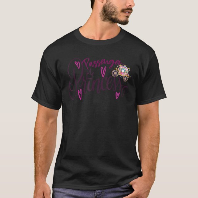 Camiseta Princesa dos Passageiros Princesa Mulher Engraçada (Frente)