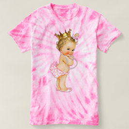 Camiseta Princesa e pérolas do bebê