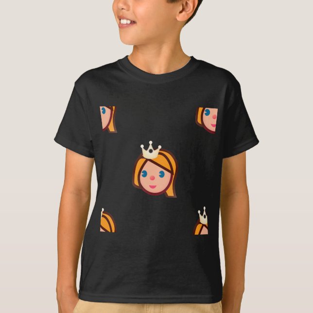 Camiseta princesa emoji (Frente)