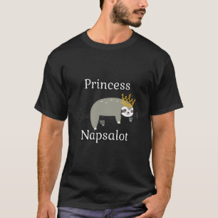 Camiseta Princesa Engraçada NapsAlot Garotas Dormindo Majes