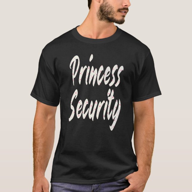 Camiseta Princesa Equipe de Segurança Grande Irmão Aniversá (Frente)