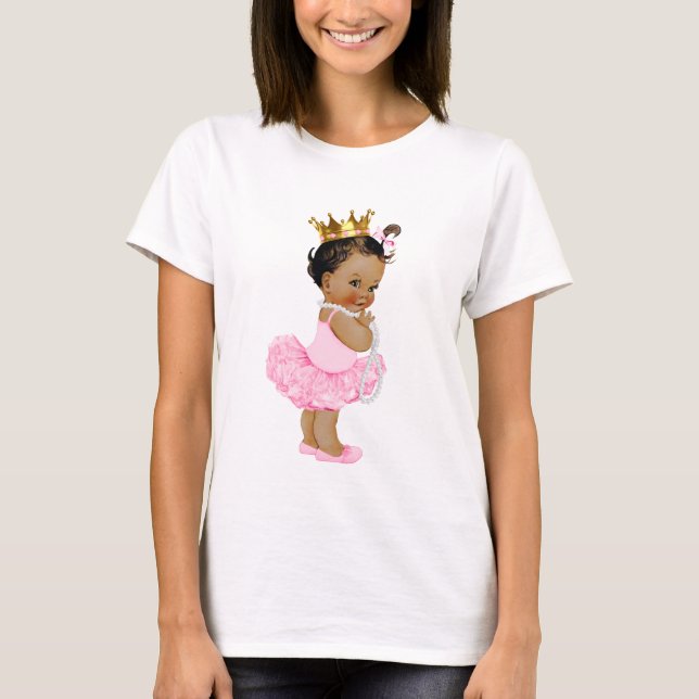Camiseta Princesa Étnica Bebê (Frente)