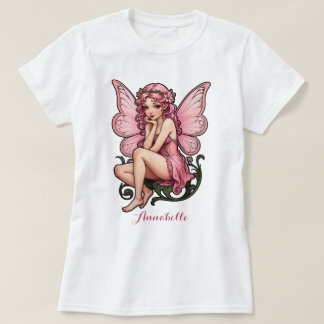 Camiseta Princesa Fada Rosa