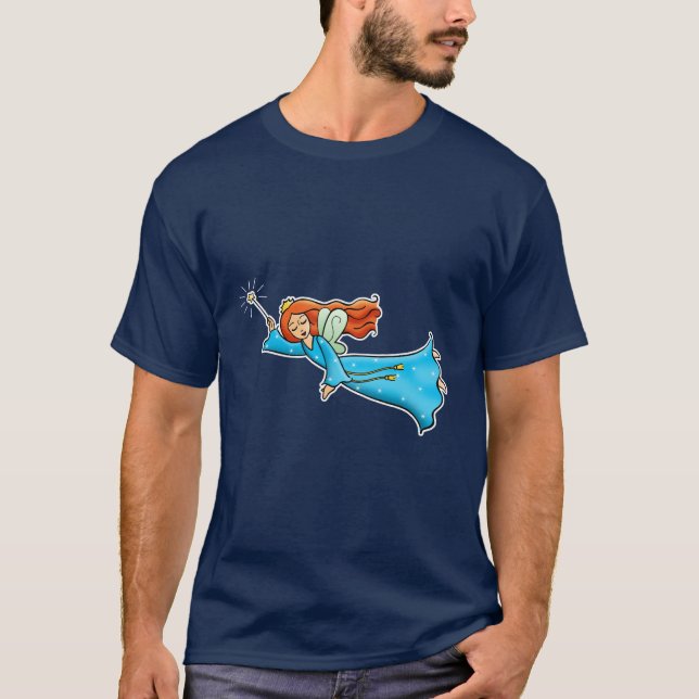 Camiseta Princesa feericamente Mágica Varinha do vôo do (Frente)
