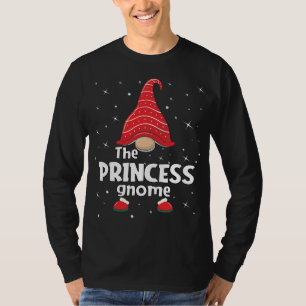 Camiseta Princesa Gnomo Familiar Correspondente ao Natal En