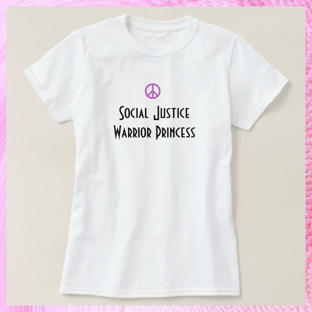Camiseta Princesa Guerreira da Justiça Social Tee (Criador carregado)