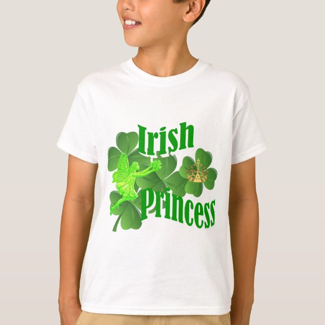 Camiseta Princesa irlandesa e fada (Frente)