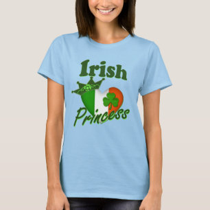 Camiseta Princesa irlandesa Herança Coração