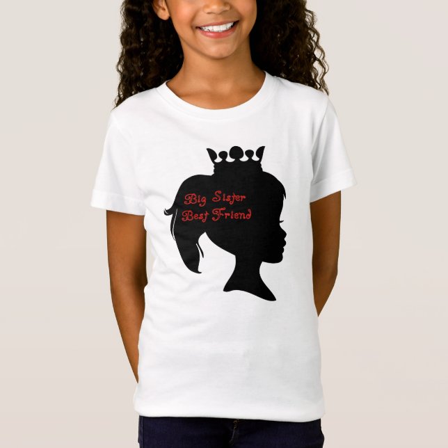 Camiseta Princesa Irmã Melhor Amiga (Frente)