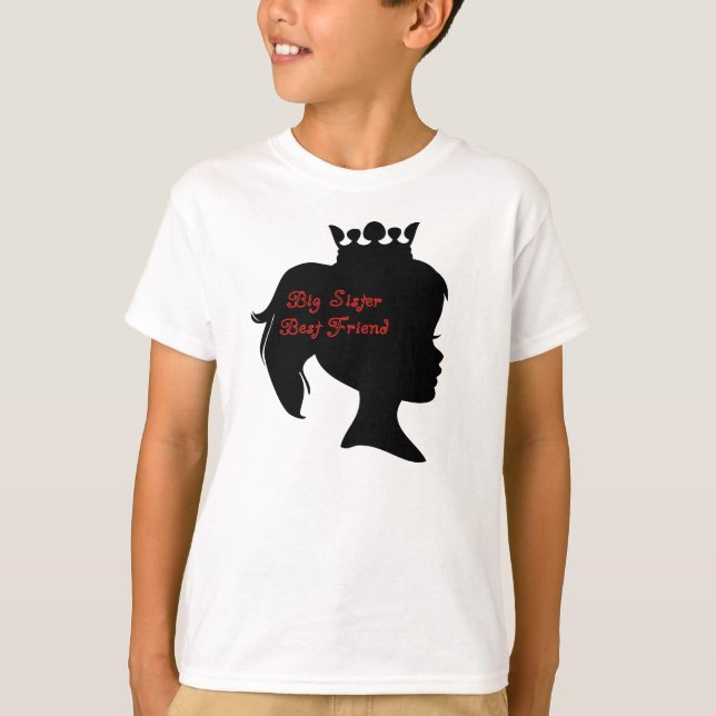 Camiseta Princesa Irmã Melhor Amiga (Frente)