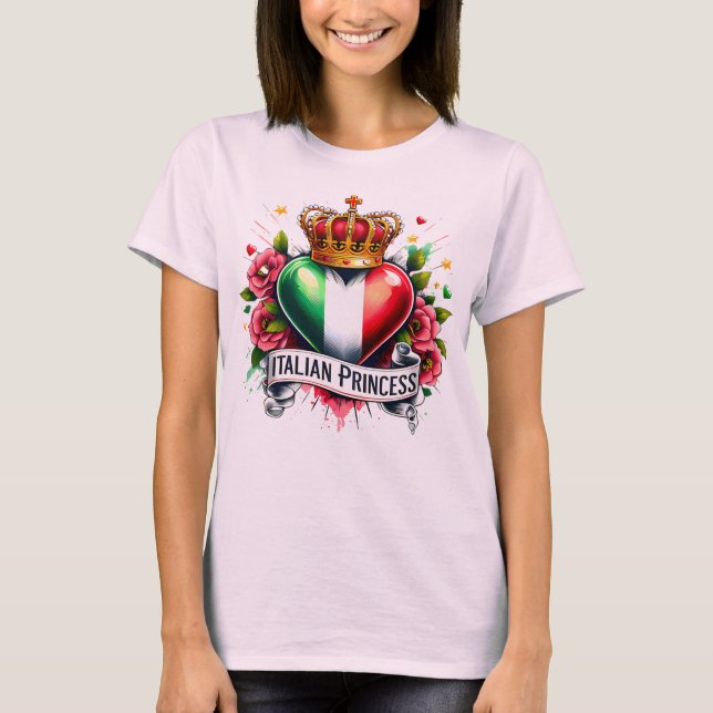 Camiseta Princesa italiana (Frente)