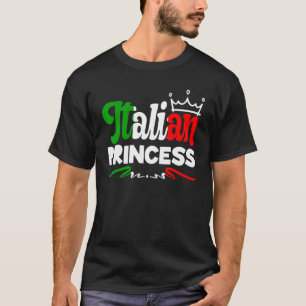 Camiseta Princesa italiana Europa País Viagem Itália
