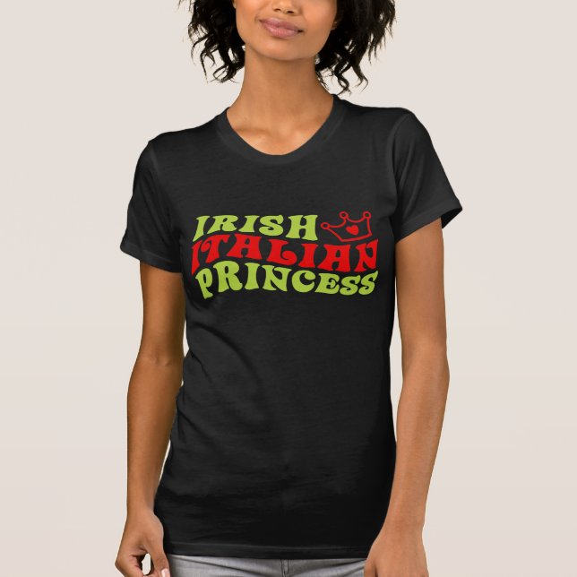 Camiseta Princesa italiana irlandesa (Frente)